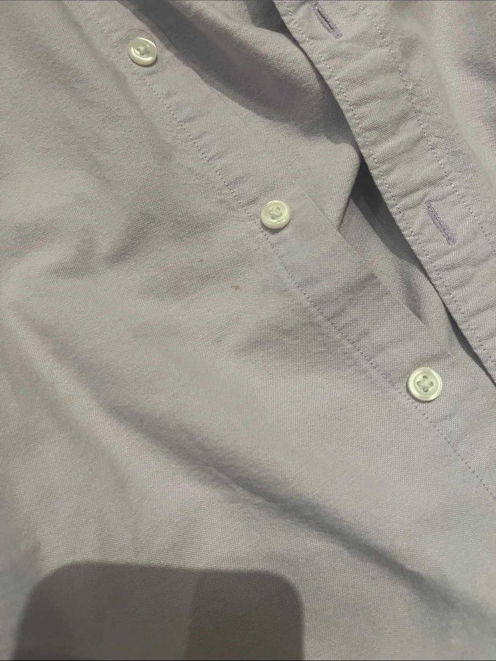 J. Crew Men's Light Lavender Button-Down Shirt